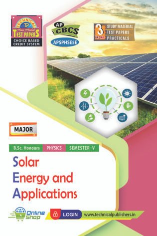 Physics - Major - Solar Energy and its Applications