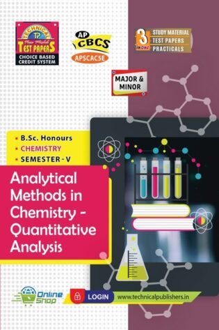 Chemistry - Minor - Analytical Methods in Chemistry-Quantitative analysis