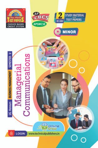 Business Management - Minor - Managerial Communications