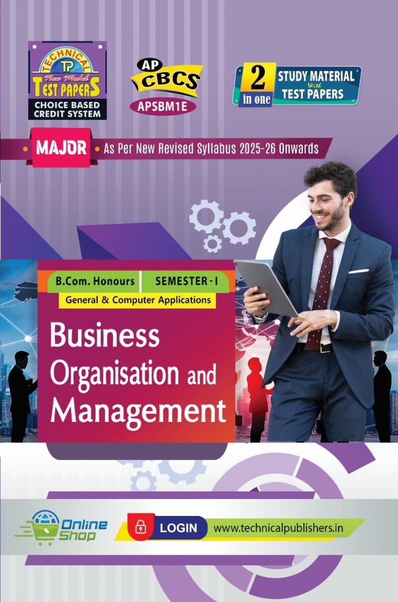 Gen & C A - Business Organisation and Management - E.M