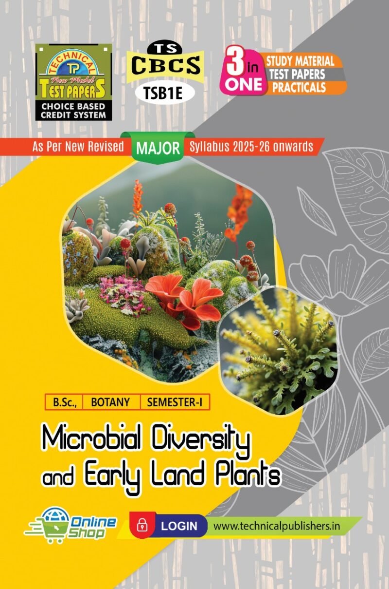 Botany - Microbial Diversity and Early Land Plants - (E.M)