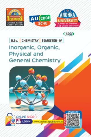 AU Sem 4 - Chemistry - Inorganic, Organic Physical & General Chemistry