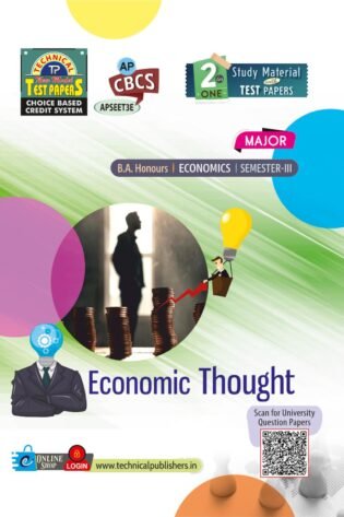 Economics - Economic Thought (E.M)