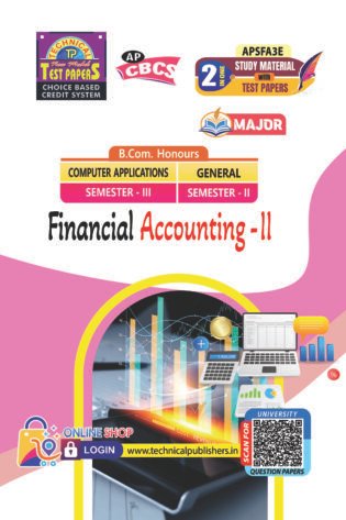 Computer Applications - Financial Accounting II (E.M)
