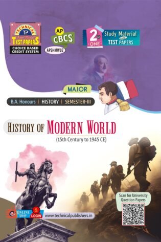 History - History of Modern World (15th Century to 1945 CE) (E.M)