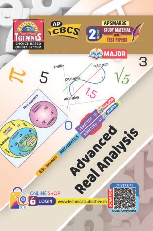 Mathematics - Advanced Real Analysis (E.M)